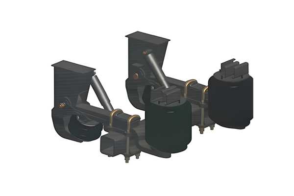 Ascendable type Air suspensions Assembly of Parabolic leaf spring(positive)