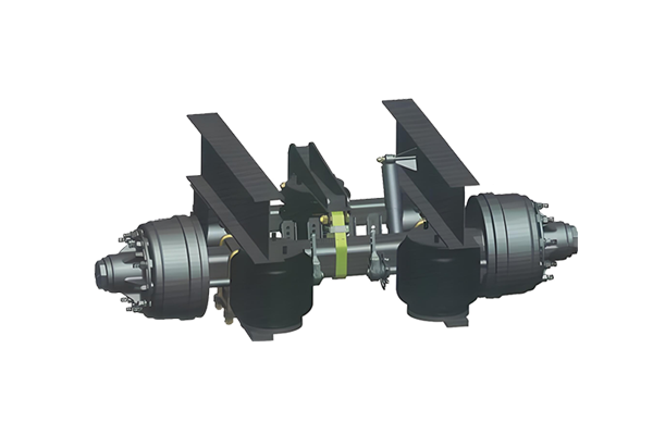 Ascendable type Air Suspensions Assembly of Parabolic Leaf Spring (negative)
